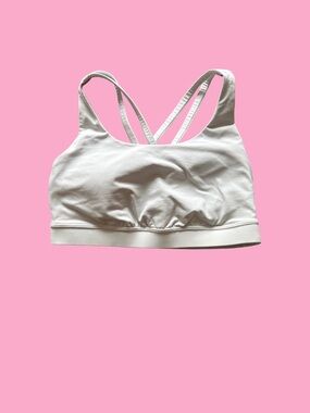 lululemon athletica Light Cream Cross-Back Seamless Sports Bra